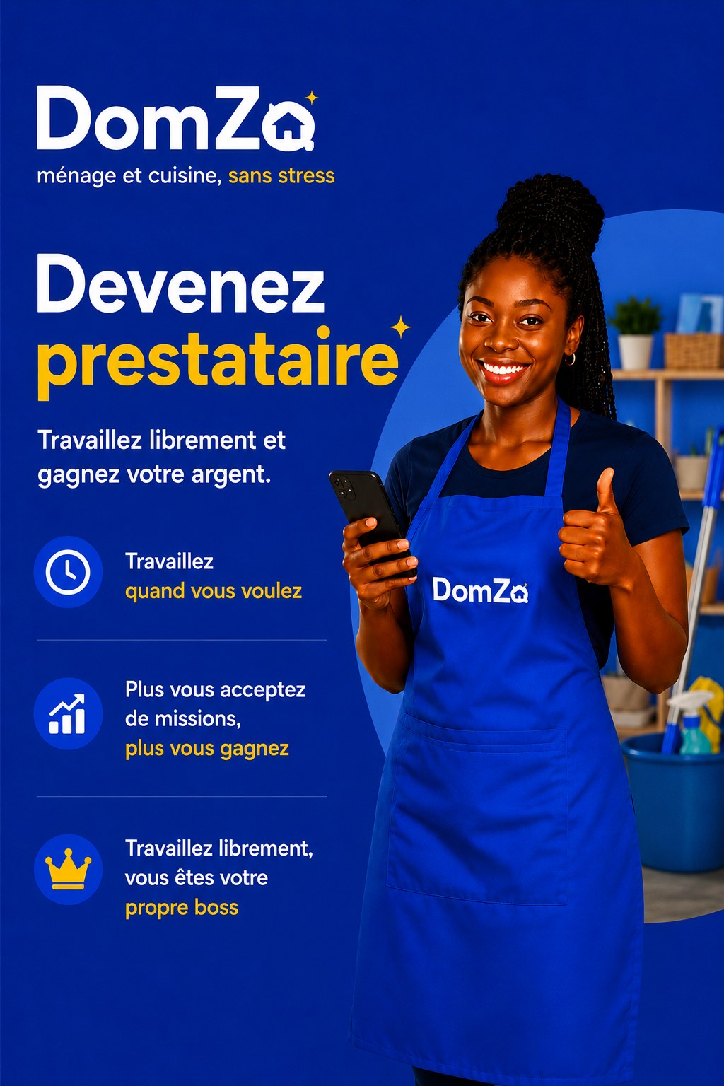 Devenez prestataire DomZo